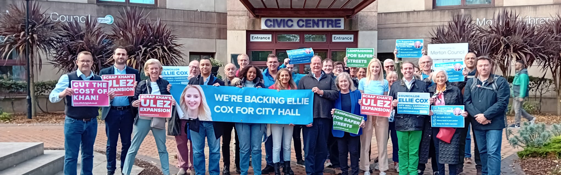 local conservatives out campaigning