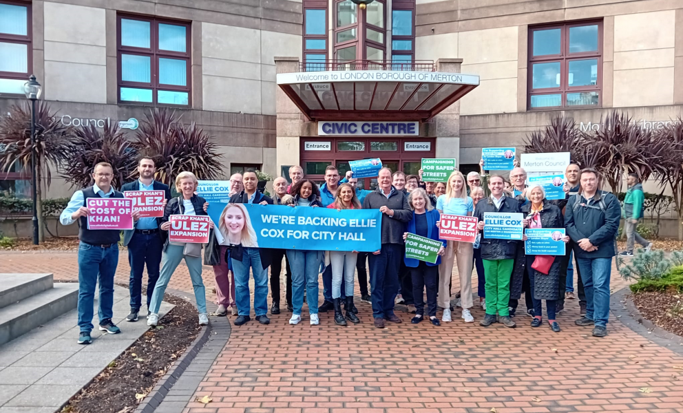 local conservatives out campaigning