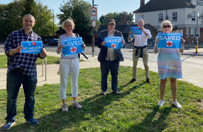 Merton Conservative campaigning locally