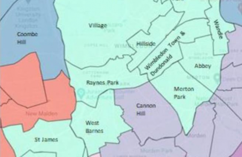 Wimbledon Constituency Map
